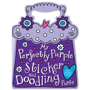 My Perfectly Purple Sticker and Doodling Purse -- Make Believe Ideas